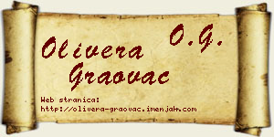 Olivera Graovac vizit kartica